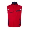 Workwear Softshell Vest - COLOR - red/navy, Gr. XXL Produktbild-Vorschau 2