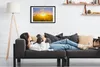 Bild 60x40 MDF-Rahmen, Wandkunst Feld von Sonnenblumen Produktbild-Vorschau 2