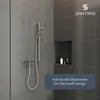 SANTRAS® Brausestange in Chrom - 100 cm Wandstange für Produktbild-Vorschau 3