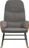 hojdacie kreslo vidaXL Light Grey Fabric Náhľad obrázku produktu 3