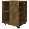 vidaXL Rollschrank Räuchereiche 60x53x72 cm Holzwerkstoff Produktbild-Vorschau 6