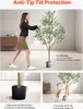 VEVOR Olivier artificiel, 1,5 m, avec pot noir, arbre Voir les images du produit 5
