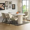 Hawthyhome Esszimmerstühle 4er Set bequeme Polsterstühle Produktbild-Vorschau 7