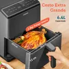 COSORI 6.4L DUAL BLAZE XXL Heißluftfritteuse, grau Produktbild-Vorschau 23