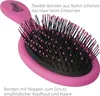 Haarbürste Detangler Entwirren Hairbrush Nylon-Borsten Produktbild-Vorschau 3