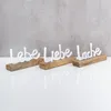 3er Set Schriftzug Lebe Lache Liebe L22cm Metall Weiß Mango Produktbild-Vorschau 4