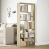 vidaXL Raumteiler-Bücherregal Sonoma-Eiche 67x25x161,5cm Produktbild-Vorschau 4