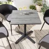 riess-ambiente Outdoor Bistrotisch DESIGNO 70cm schwarz Produktbild-Vorschau 1