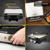 TZS First Austria Kontaktgrill , 1800W, Edelstahl, Panini Produktbild-Vorschau 6