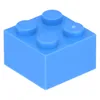 Lego® 2x2 Stein 3003 - 50 Stück Mittleres Blau Produktbild-Vorschau 1
