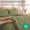Sleep Comfy Deluxe 2-in-1 Sommer Bettdecke 200x220 cm Khaki Produktbild-Vorschau 4