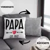 Trendation - Du Wirst Papa 2022 Deko-Kissen mit Füllung Produktbild-Vorschau 2
