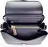 An open black handbag with gold hardware, showing the interior compartments. Náhľad obrázku produktu