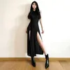 y Lange Cocktailkleid mit Hohem Schlitz für Damen Produktbild-Vorschau 3