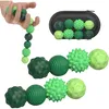 Magnet-Bälle Fidget Toy 8 Stk. Silikon-Sensorikspielzeug Produktbild-Vorschau 1