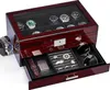 12-Slot Uhrenbox Herren Watch Box Uhrengehäuse Großem Produktbild-Vorschau 1