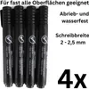 Permanentmarker Marker schwarz Wasserfest Rundspitze Produktbild-Vorschau 4