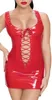 Lack Kleid rot M Voir les images du produit 4