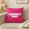 Huuraa Kissen Sicherheitsdienst Schriftzug 40x40cm mit Produktbild-Vorschau 2