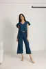 DOLCE SONNO Damenpyjama Chiara – 100% Musselin-Baumwolle – Produktbild-Vorschau 2