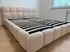 Makavo Polsterbett Teddy 160x200 Beige Bouclé Stoffbett mit Produktbild-Vorschau 10