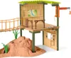 A toy adventure station with a bridge, ladder, and crane. Anteprima dell’immagine prodotto