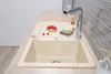 Küchenspüle Einbauspüle Spülbecken Granit 86 x 50 Vanille Produktbild-Vorschau 4