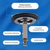 Abflussstopfen Stöpsel Ø43,8mm mit Hubstange für Spülbecken Produktbild-Vorschau 4