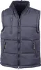 A studio shot of a navy blue puffer vest. Anteprima dell’immagine prodotto
