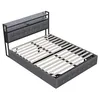 INONEFT Polsterbett Boxspringbett 160x200 cm mit LED und Produktbild-Vorschau 9