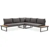 BEAUTYSOFA | MADISON Gartenlounge Ecksofa Dunkelgrau – Produktbild-Vorschau 4