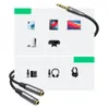 A collage of electronic devices and audio equipment, with a Ugreen audio splitter cable prominently displayed. Podgląd zdjęcia produktu