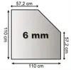 Glasbodenplatte 6mm dick 110cm x 110cm, glasklar Produktbild-Vorschau 3