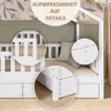 Crazy Pine Hausbett mit Schubladen 190x100 cm – Kinderbett Produktbild-Vorschau 6