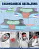 Kopfkissen Nackenschmerzen, Ergonomisches Memory Foam Produktbild-Vorschau 2