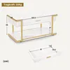 Couchtisch Gold, Beistelltisch mit Schublade, Sofatisch mit Produktbild-Vorschau 3