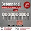 Betonnen spijkers, 27 mm, 1000 stuks, geschikt voor Hilti Productafbeelding-voorbeeld 2