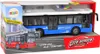 Batérie Autobus Svetlá Zvuky Zvuky Trecí pohon Modrá 1:16 Náhľad obrázku produktu 4