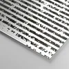Bilder auf glas - Einteilig - Abstraktion Schwarz Gürtel - Produktbild-Vorschau 5