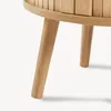 Nachttisch ’Nordkapp’ mit 2 Türen 65 x 40 cm Bambus Produktbild-Vorschau 10