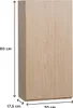 Meuble de rangement - Meuble haut 1 porte - Faible Voir les images du produit 2