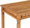 vidaXL Garten-Esstisch 120x65x80 cm Massivholz Teak Produktbild-Vorschau 9