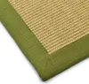 Tappeto in sisal Amazonas nature border: taupe / pistacchio Anteprima dell’immagine prodotto 1