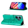 Lederhülle für Infinix Hot 30i X669 Schmetterling Prägung Produktbild-Vorschau 3
