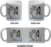 Schneemann und Esel Humor Glitzer-Kaffeebecher Produktbild-Vorschau 4