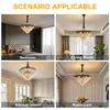 WISFOR lampadario in cristallo a soffitto lampada a Anteprima dell’immagine prodotto 13