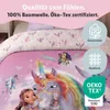 Unicorn Academy Bettwäsche für Mädchen 135x200 80x80 cm Produktbild-Vorschau 3