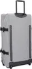 A grey suitcase with wheels and a retractable handle, shown from the back and side. Anteprima dell’immagine prodotto