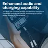 MMOBIEL Dual USB-C Splitter Kopfhörer Adapter und Laden - Produktbild-Vorschau 2