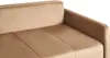 BELIANI Schlafsofa Hellbraun Samtstoff 3-Sitzer Gepolstert Produktbild-Vorschau 9